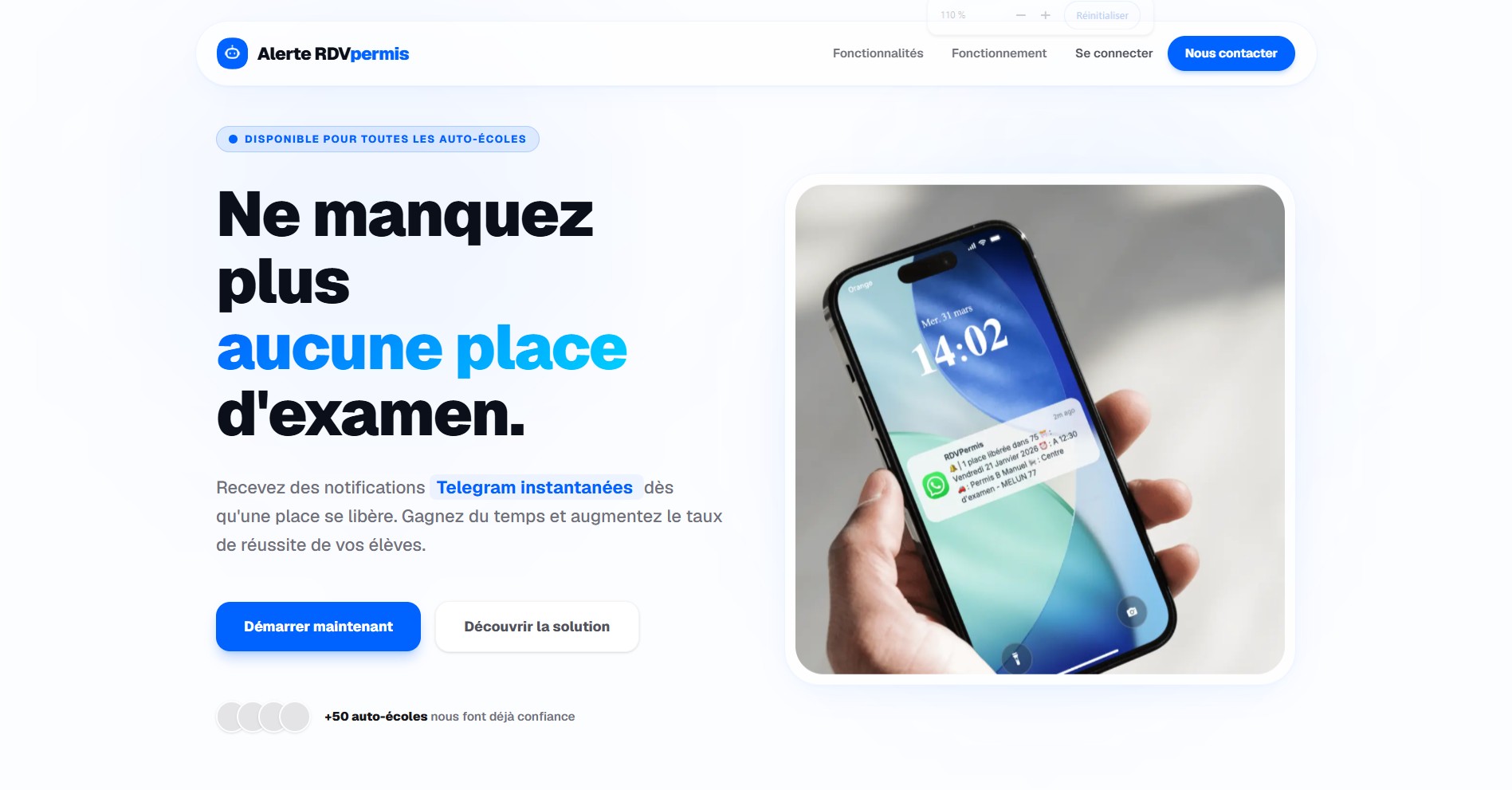 Alerte RDV Permis